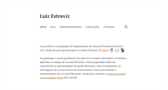 Desktop Screenshot of luizestraviz.com